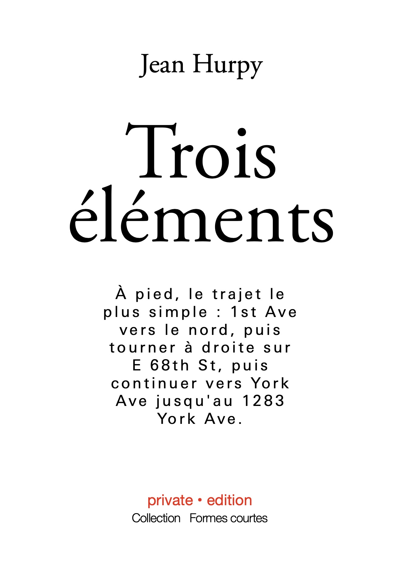 Trois éléments