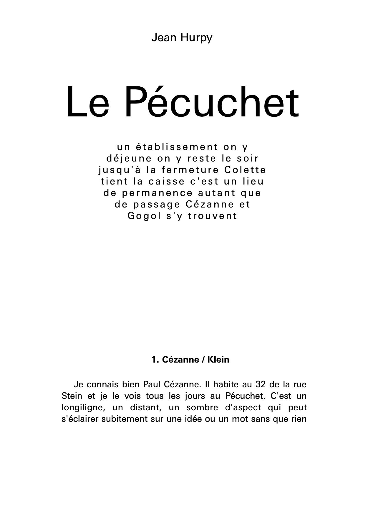 Le Pécuchet