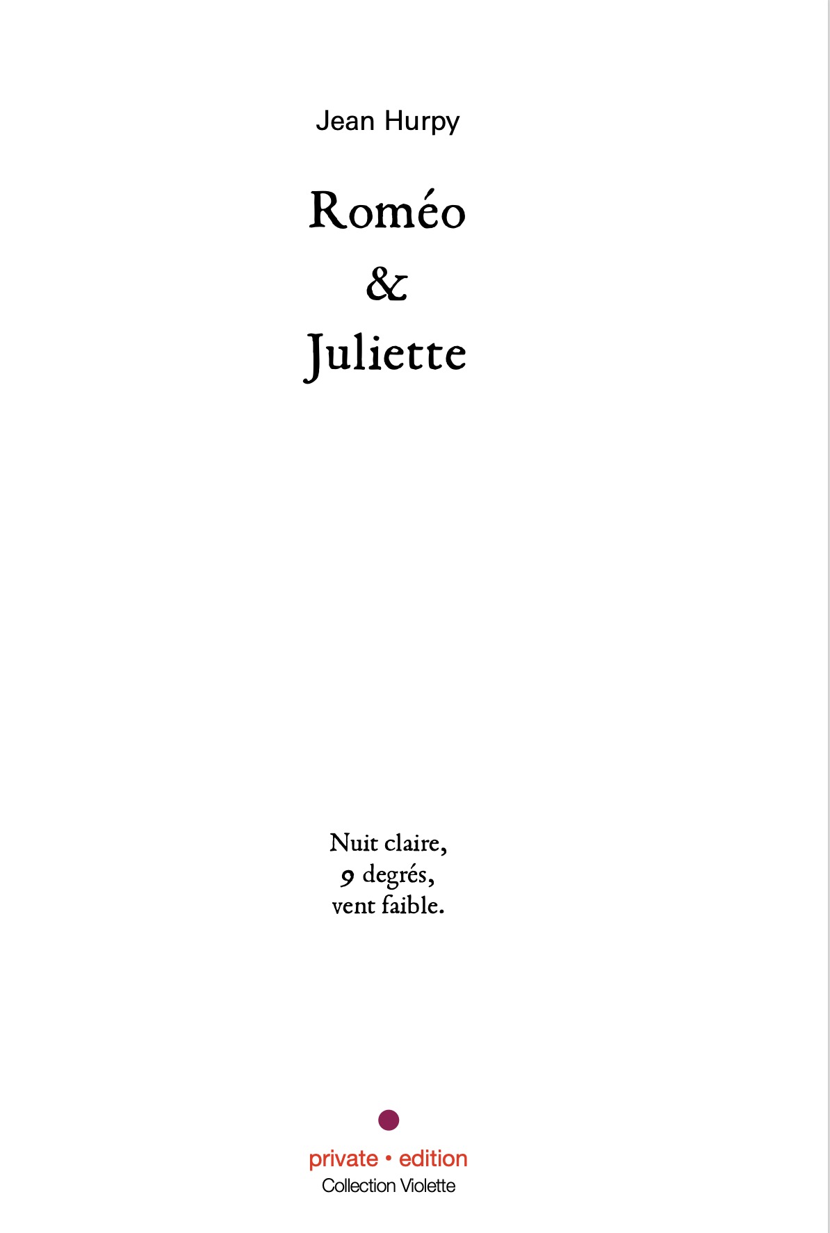 Roméo et Juliette