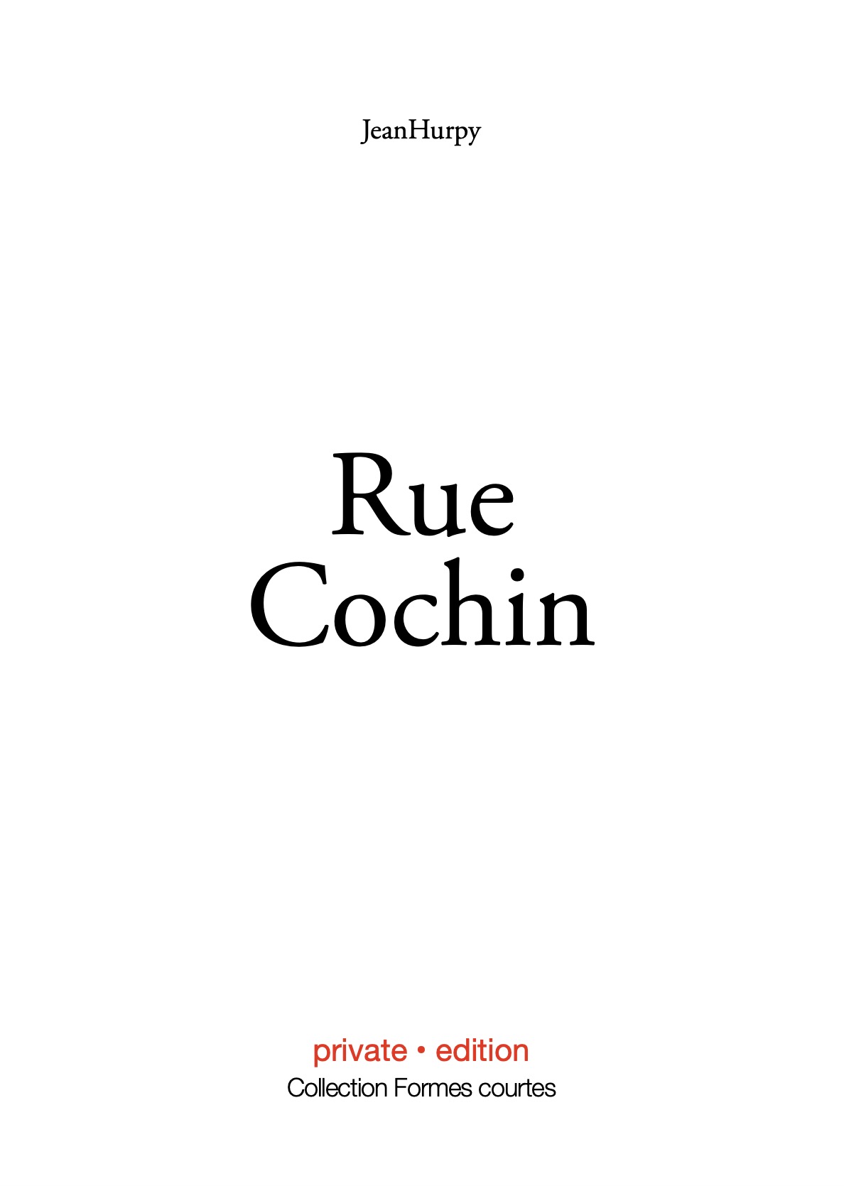 Rue Cochin